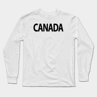 Canada Design Long Sleeve T-Shirt